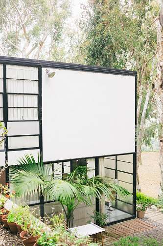 electronics white and black house near trees at daytime screen